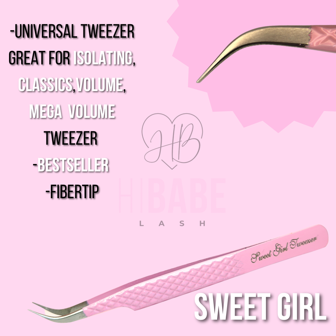 Sweet Girl Curved Tweezer